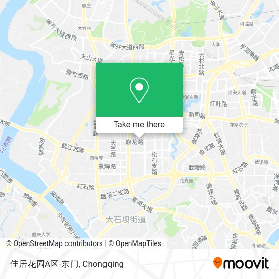 佳居花园A区-东门 map