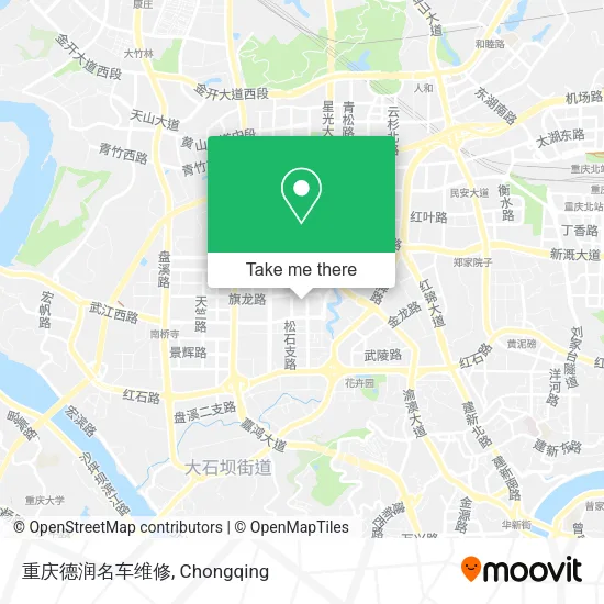 重庆德润名车维修 map