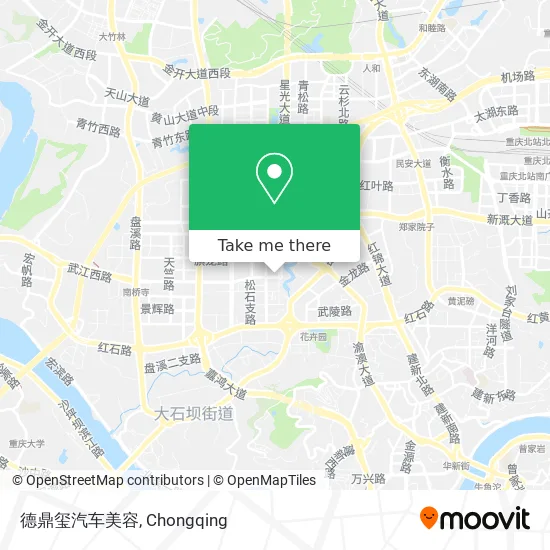 德鼎玺汽车美容 map