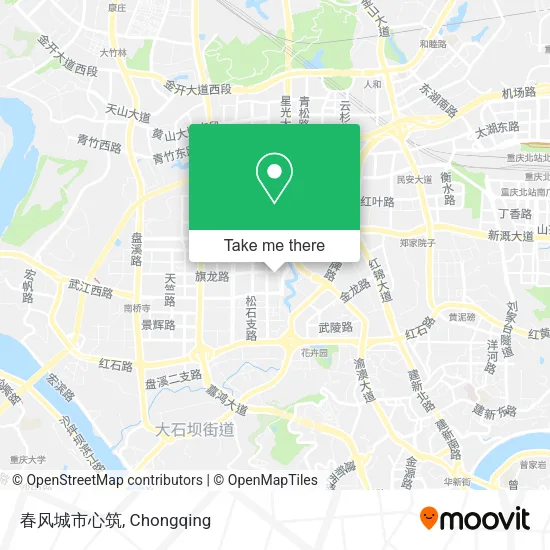 春风城市心筑 map