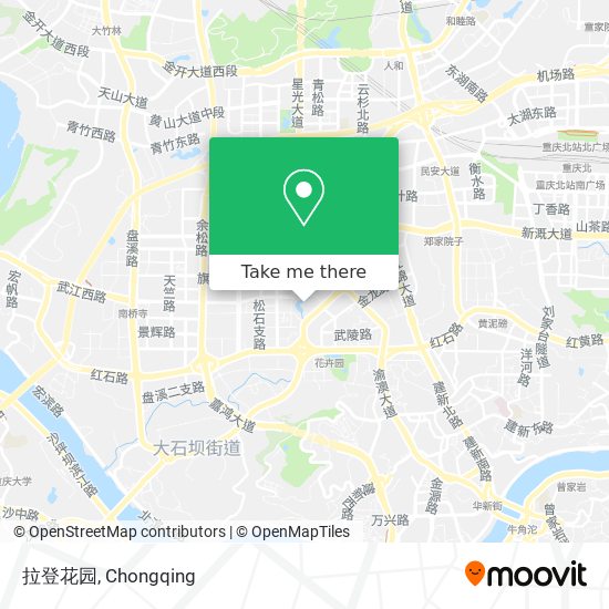 拉登花园 map