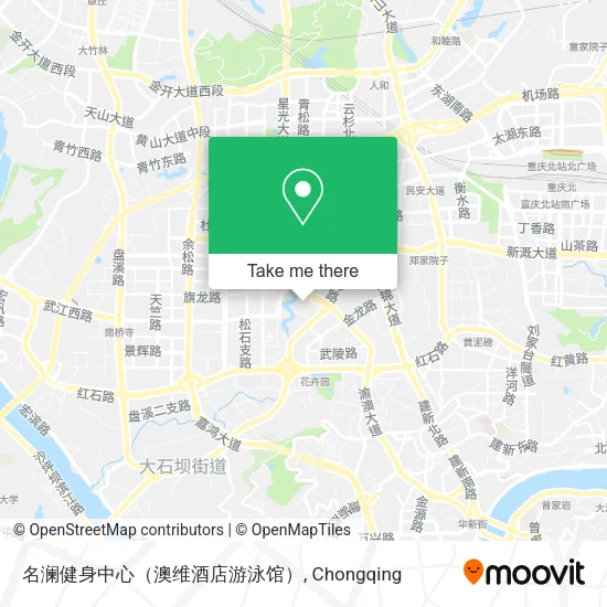 名澜健身中心（澳维酒店游泳馆） map