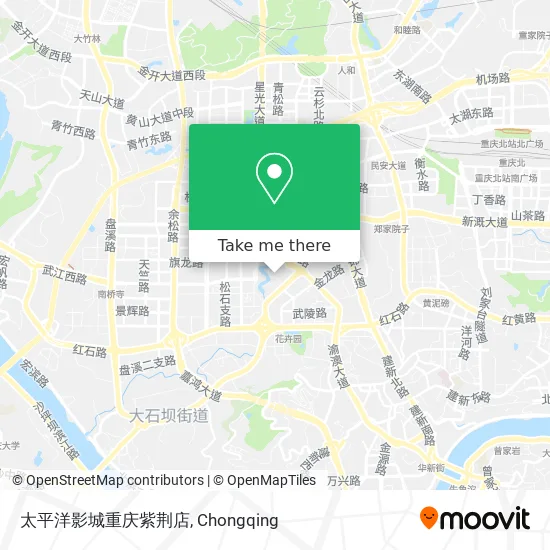 太平洋影城重庆紫荆店 map