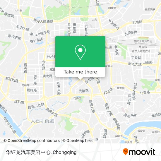 华钰龙汽车美容中心 map