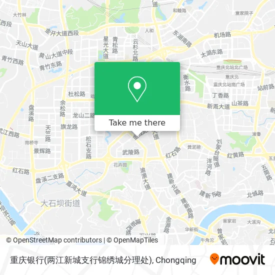 重庆银行(两江新城支行锦绣城分理处) map