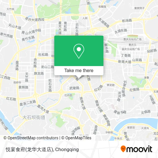 悦宴食府(龙华大道店) map