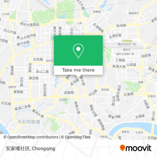 安家嘴社区 map