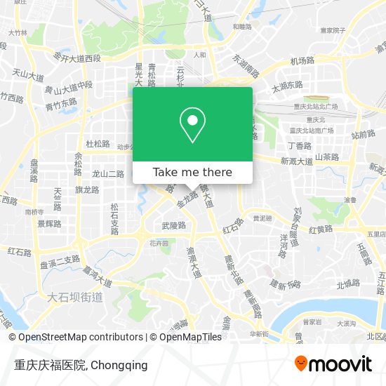 重庆庆福医院 map