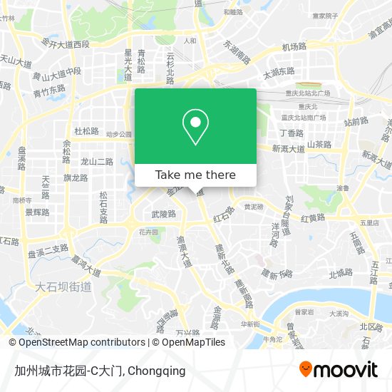 加州城市花园-C大门 map