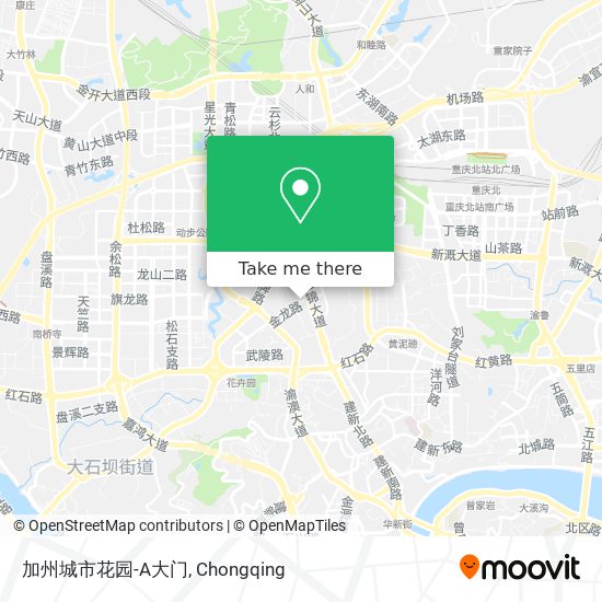 加州城市花园-A大门 map