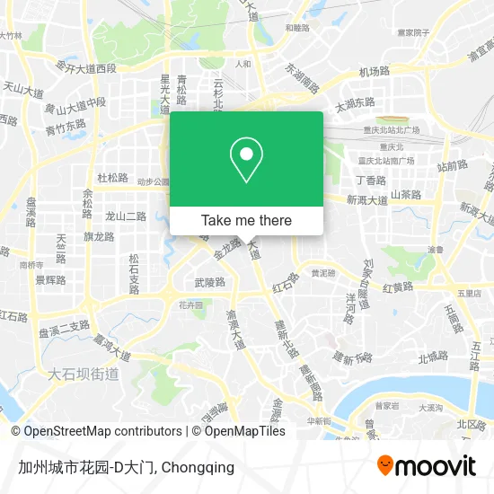 加州城市花园-D大门 map