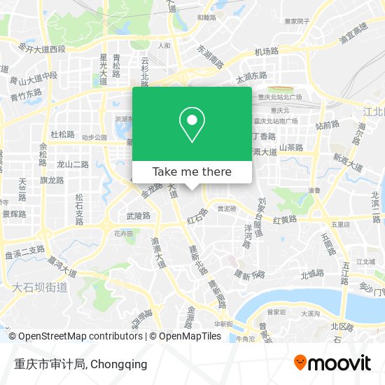 重庆市审计局 map