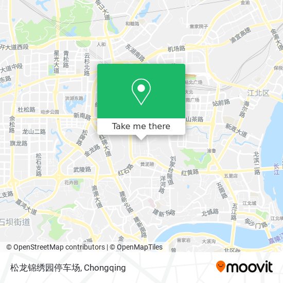 松龙锦绣园停车场 map