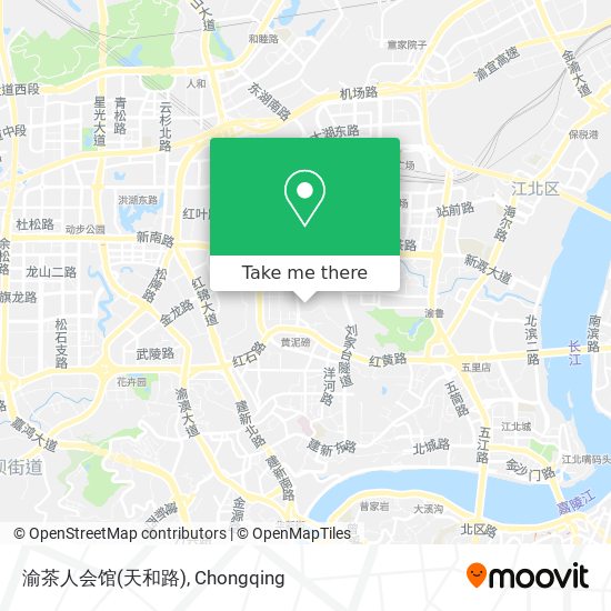渝茶人会馆(天和路) map
