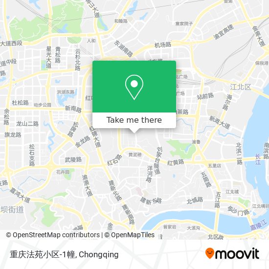 重庆法苑小区-1幢 map