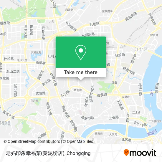 老妈印象幸福菜(黄泥塝店) map