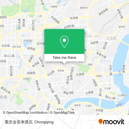重庆金喜来酒店 map