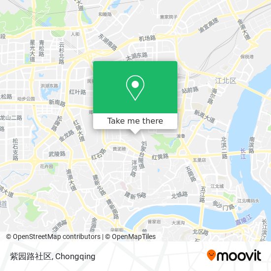 紫园路社区 map