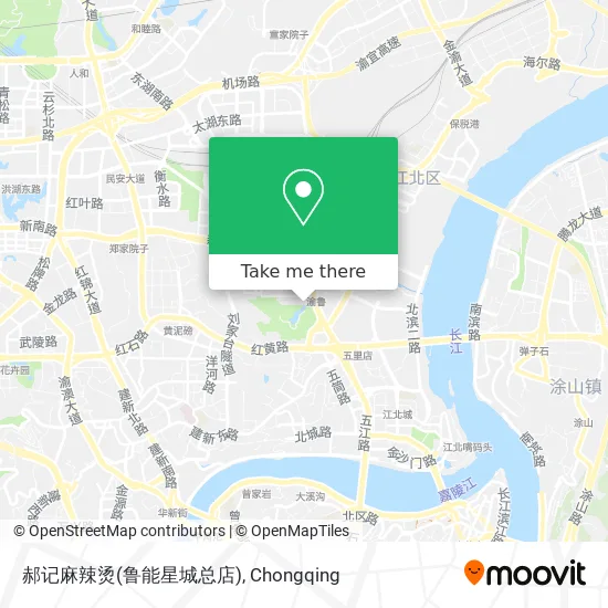 郝记麻辣烫(鲁能星城总店) map