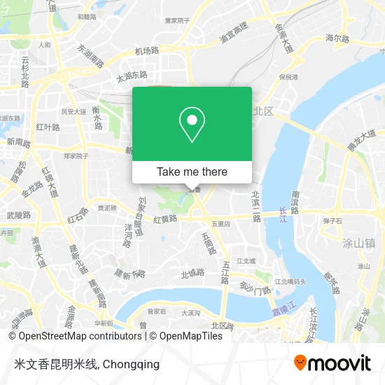 米文香昆明米线 map