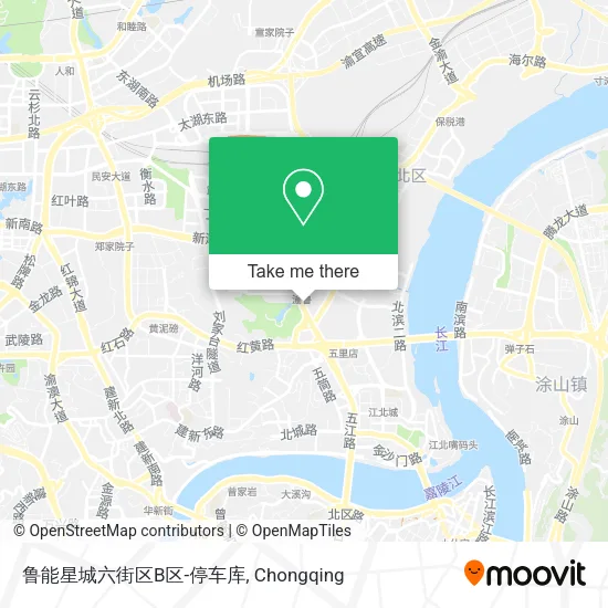 鲁能星城六街区B区-停车库 map