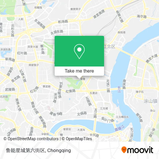 鲁能星城第六街区 map