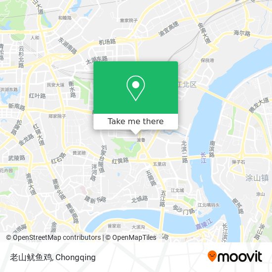 老山鱿鱼鸡 map