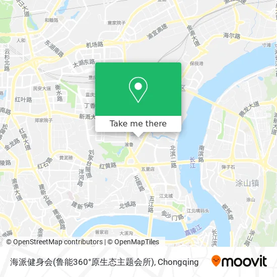 海派健身会(鲁能360°原生态主题会所) map