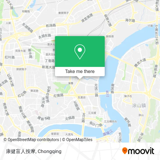 康健盲人按摩 map