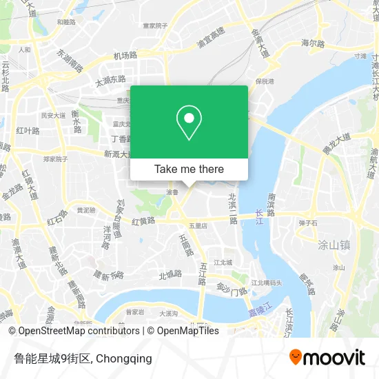 鲁能星城9街区 map