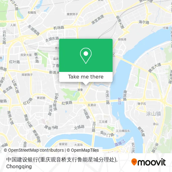 中国建设银行(重庆观音桥支行鲁能星城分理处) map