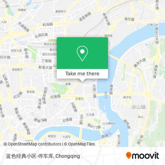 蓝色经典小区-停车库 map