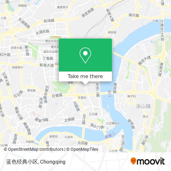 蓝色经典小区 map