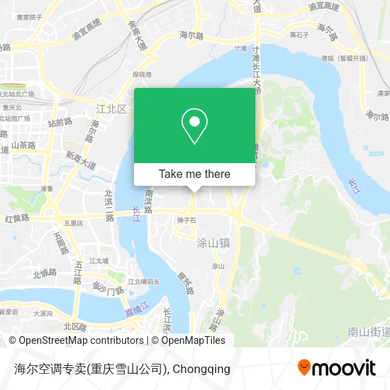 海尔空调专卖(重庆雪山公司) map