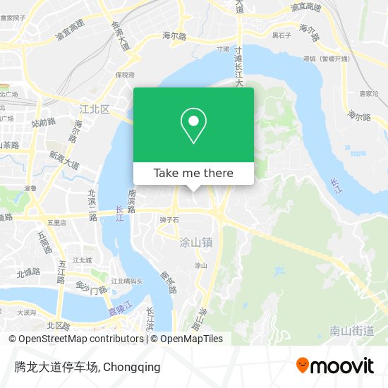 腾龙大道停车场 map