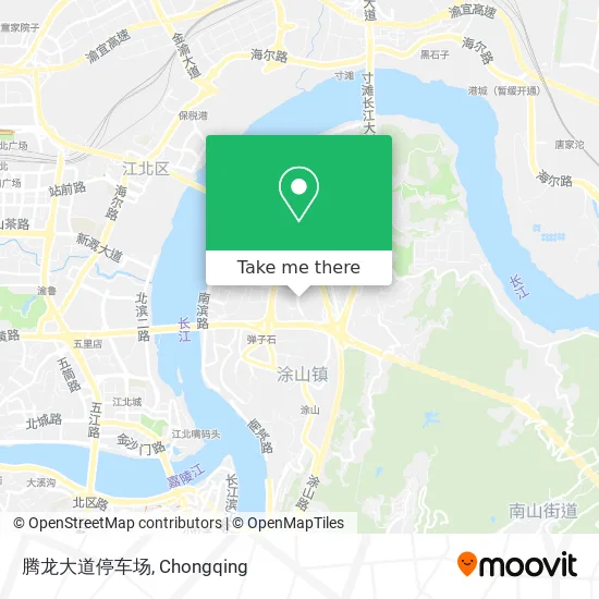 腾龙大道停车场 map