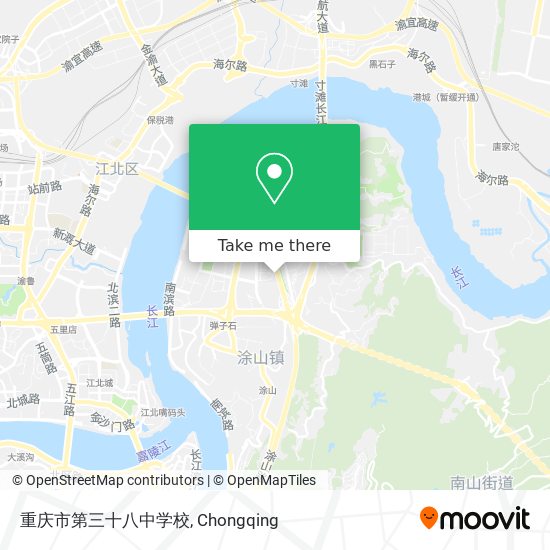 重庆市第三十八中学校 map