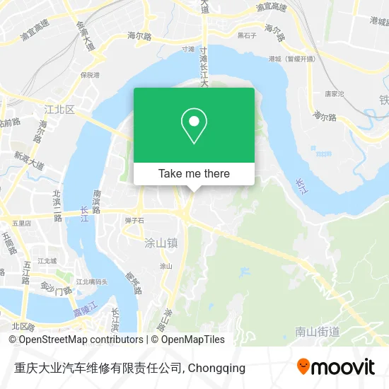 重庆大业汽车维修有限责任公司 map