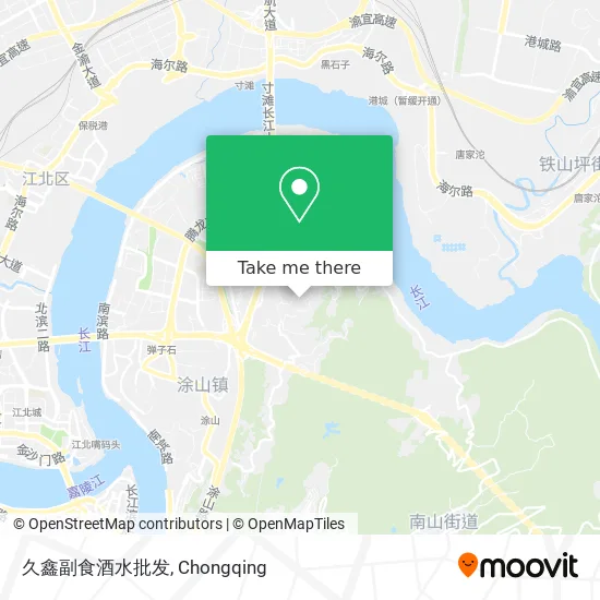 久鑫副食酒水批发 map