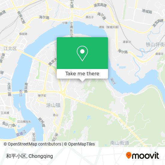 和平小区 map