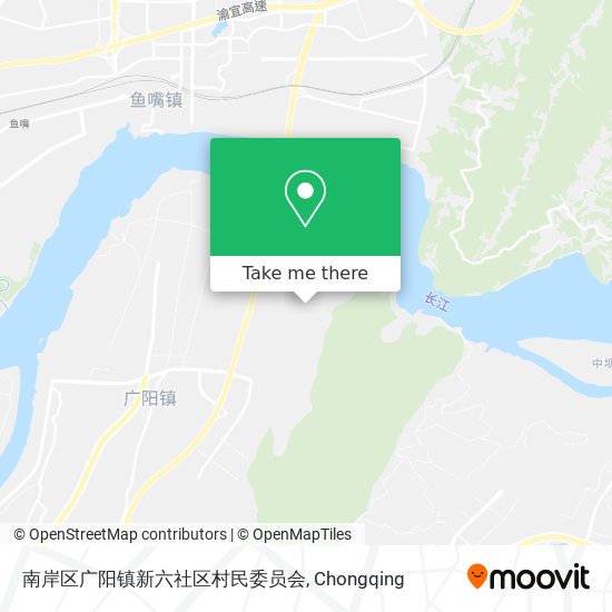 南岸区广阳镇新六社区村民委员会 map