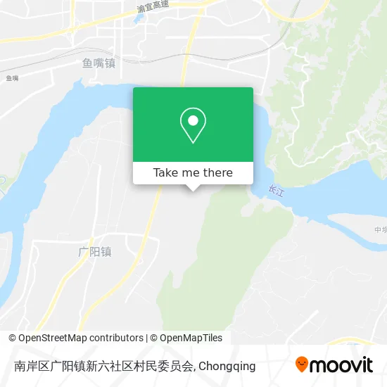 南岸区广阳镇新六社区村民委员会 map
