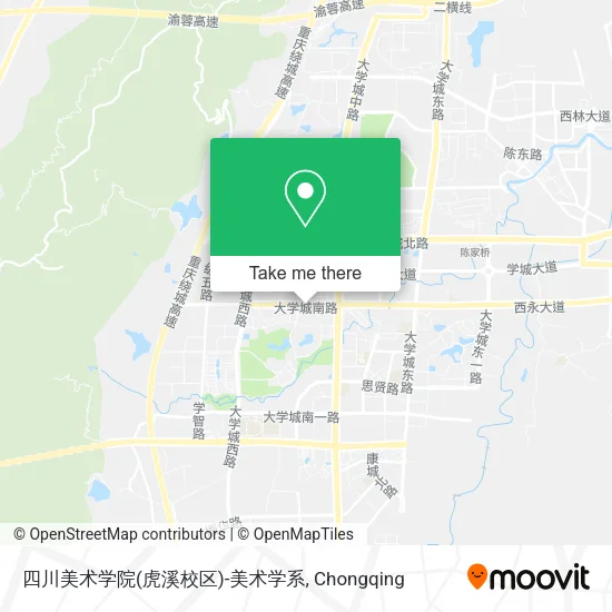 四川美术学院(虎溪校区)-美术学系 map