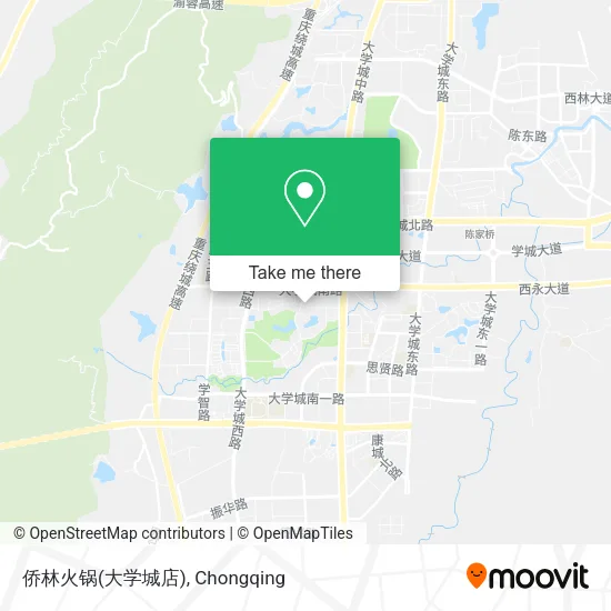 侨林火锅(大学城店) map