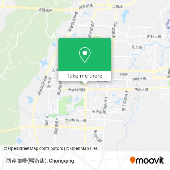 两岸咖啡(熙街店) map