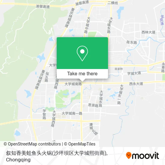 叙知香美蛙鱼头火锅(沙坪坝区大学城熙街商) map