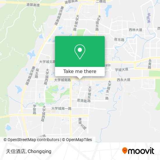 天信酒店 map
