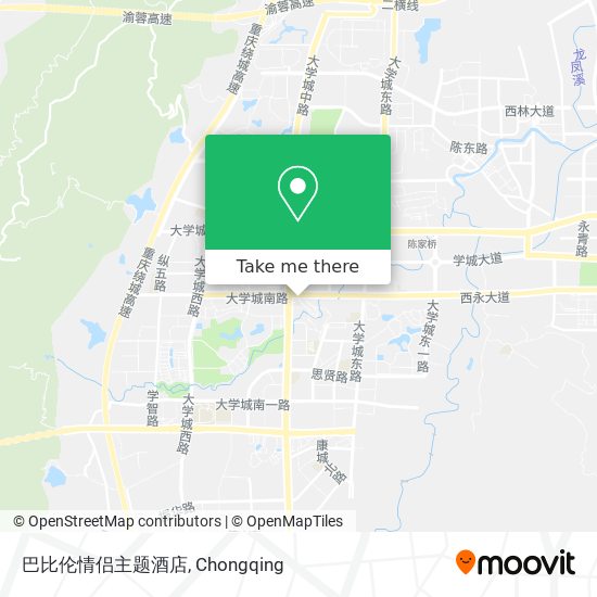 巴比伦情侣主题酒店 map
