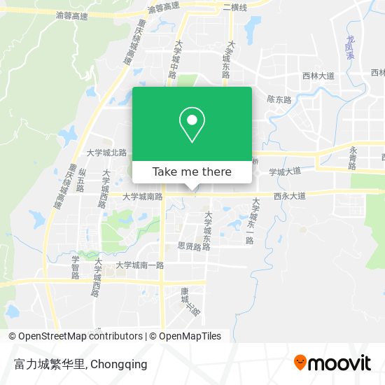 富力城繁华里 map