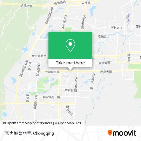 富力城繁华里 map